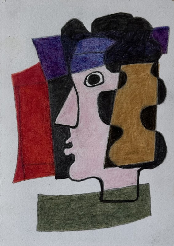 Bryan Ingham, Head in Profile, 1996