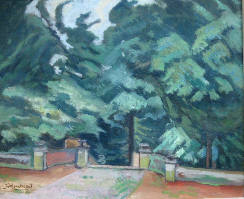 Jean Marchand, Le parc - Garsington, 1919