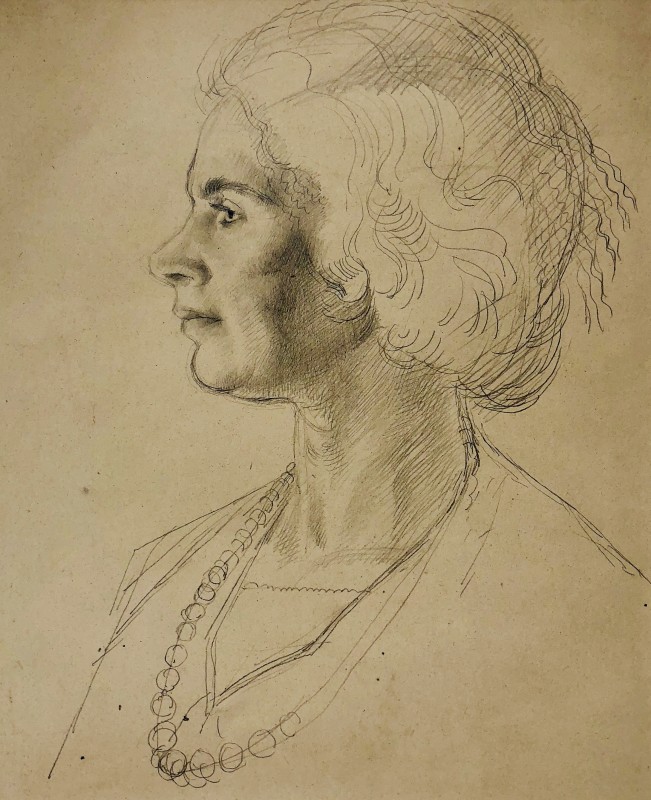 Francis Ernest Jackson (1872-1945)Portrait of Dorothy Hutton, 1919