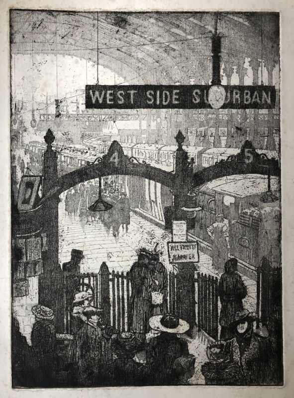 Marjorie Sherlock, Liverpool Street Station, 1917