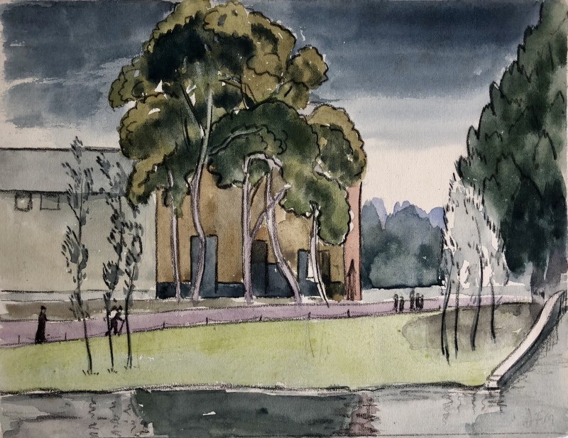 Dorothea Maclagan (1895-1982)Summer Landscape , 1920's