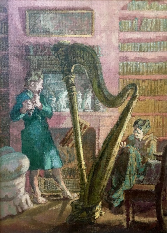 Thérèse Lessore (1884-1945)  The Recital, c. 1930