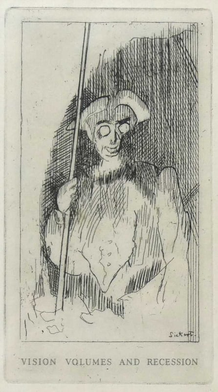 Walter Sickert, Vision, Volumes and Recession (Portrait of Roger Fry), 1928-9