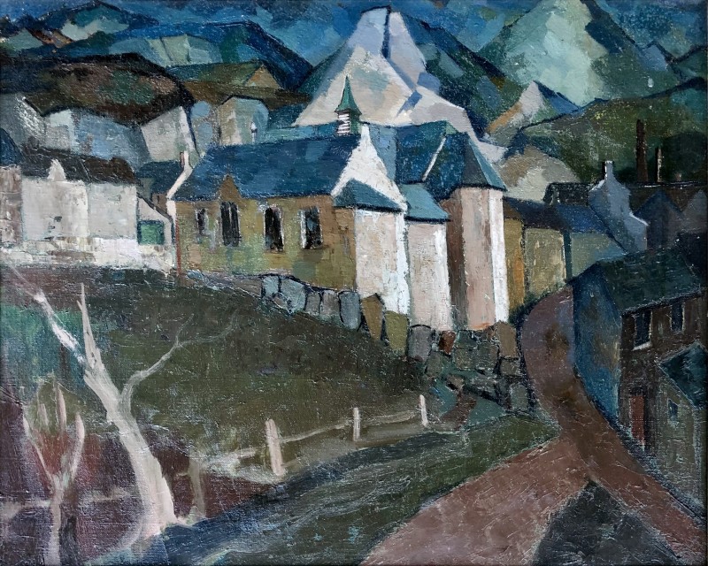 Clifford Charman, The Village Up The Hill, c. 1938