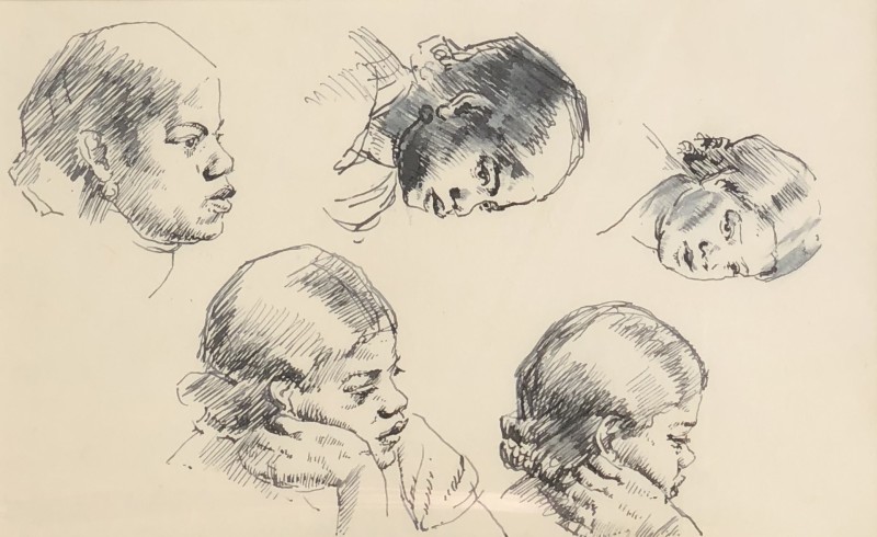 Dorothea Maclagan (1895-1982)Portrait Studies, c. 1950s
