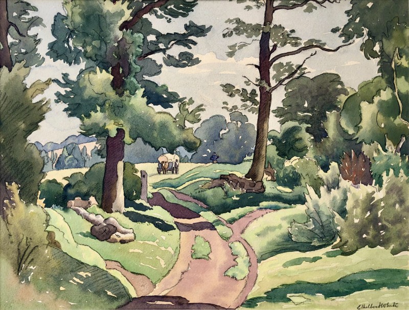 Ethelbert White, The Lane to The Cornfield, c. 1928