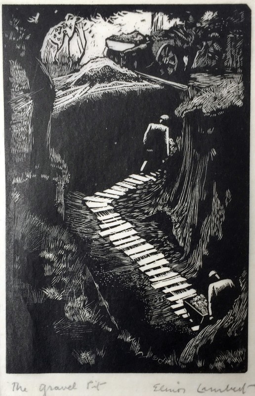 Elinor Lambert (b. 1896)The Gravel Pit, c. 1925