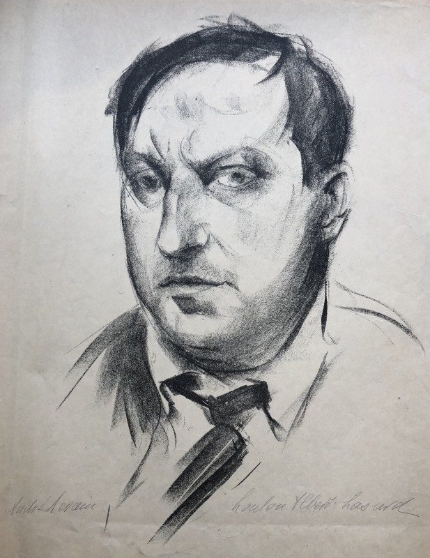 Lou Albert-Lasard (1885-1969)Portrait of André Derain, c. 1930