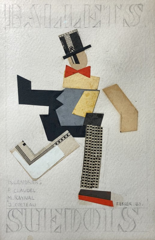 Fernand Léger (1881-1955)Projets de couverture pour le programme des Ballet Suedois, 1923