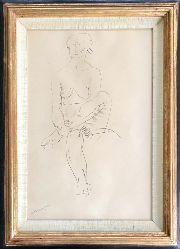 Alfred Wolmark (1871-1961)Nude, Paris, 1919