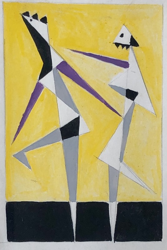 Edward Rogers, Dancing Figures , 1961