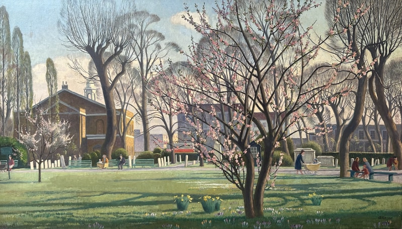 Adrian Allinson, Almonds and Ashes, St. John's Wood, c. 1938