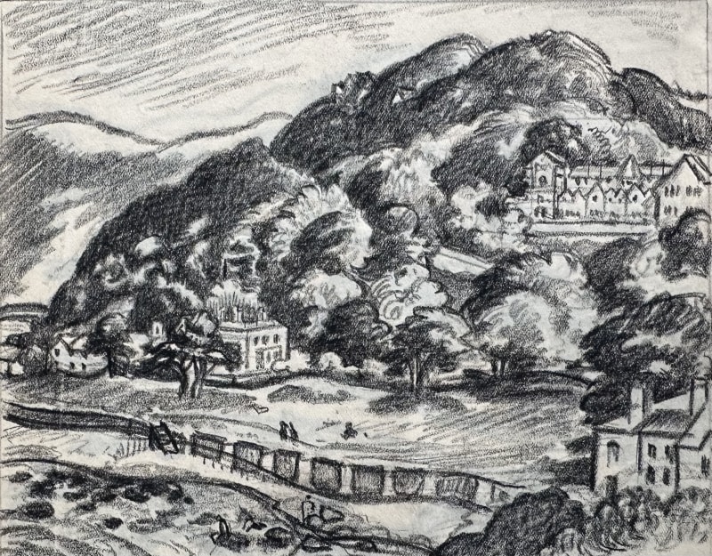 Ethelbert White, The Tors, Lynmouth, c. 1940s