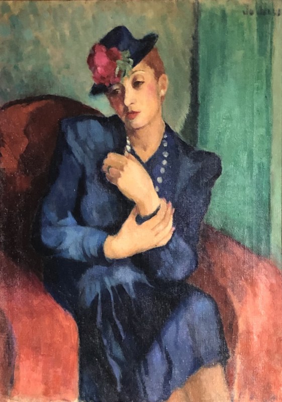 Jo Jones, Lady with Hat, 1934