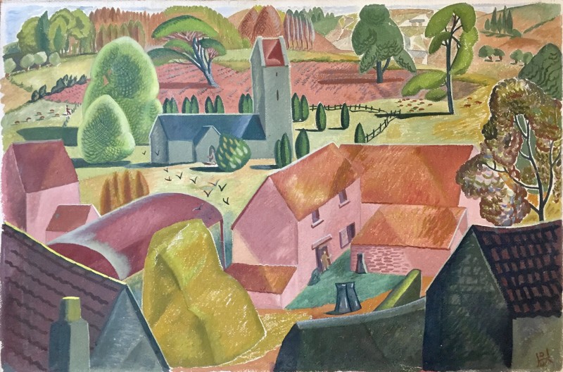 Doris Hatt (1890-1969)Home Farm, Walton in Gordano, 1948