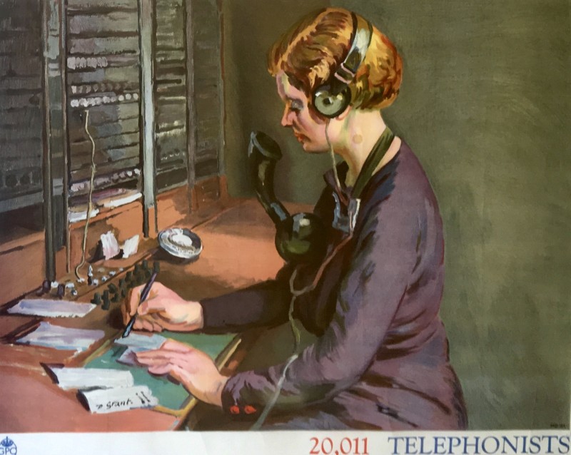 Duncan Grant (1885-1978)Telephonists: Poster IV, 1939