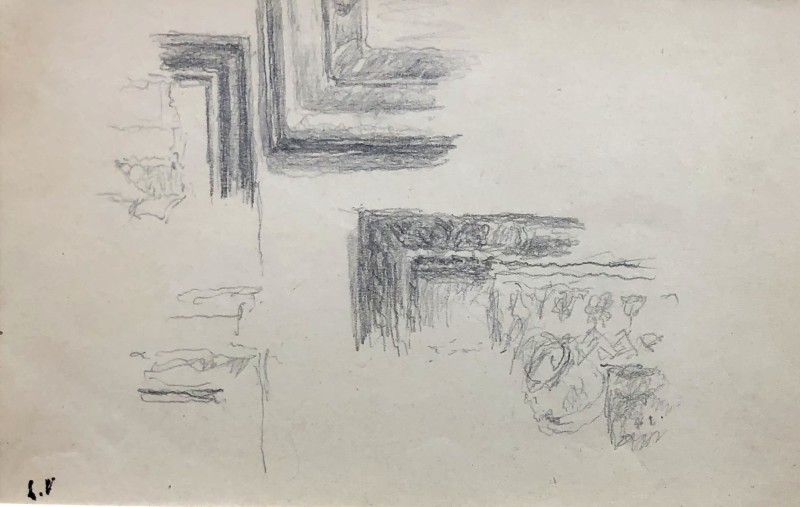Edouard Vuillard, Study for 'Le Telegramme' (Frame Motifs), c. 1933