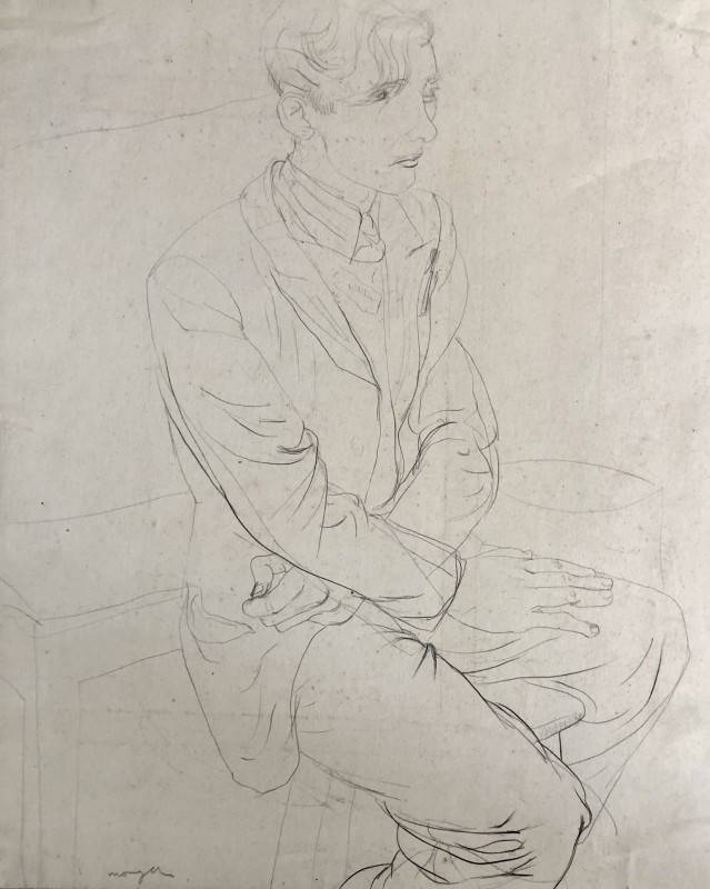 Glyn Morgan, Art Student, Benton End, c. 1944