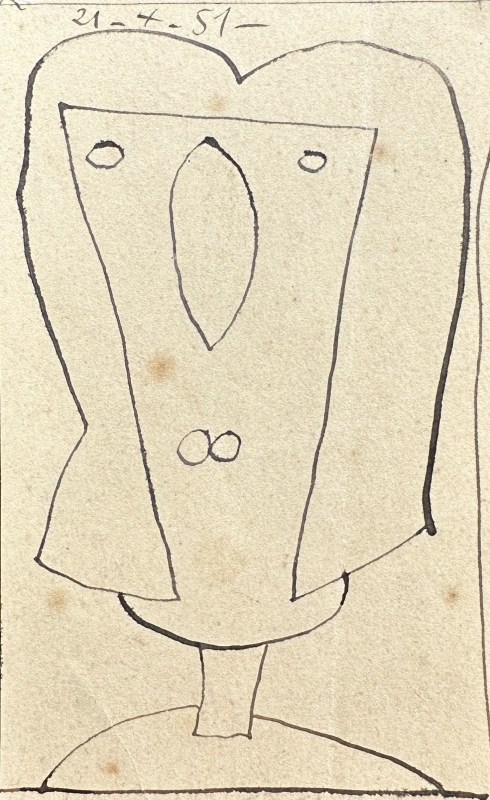 René Audebès, Angular Head, 1951