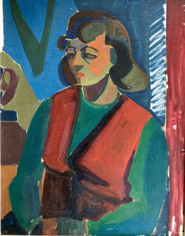 Tanja Sinelnikov, Seated Woman, c. 1950