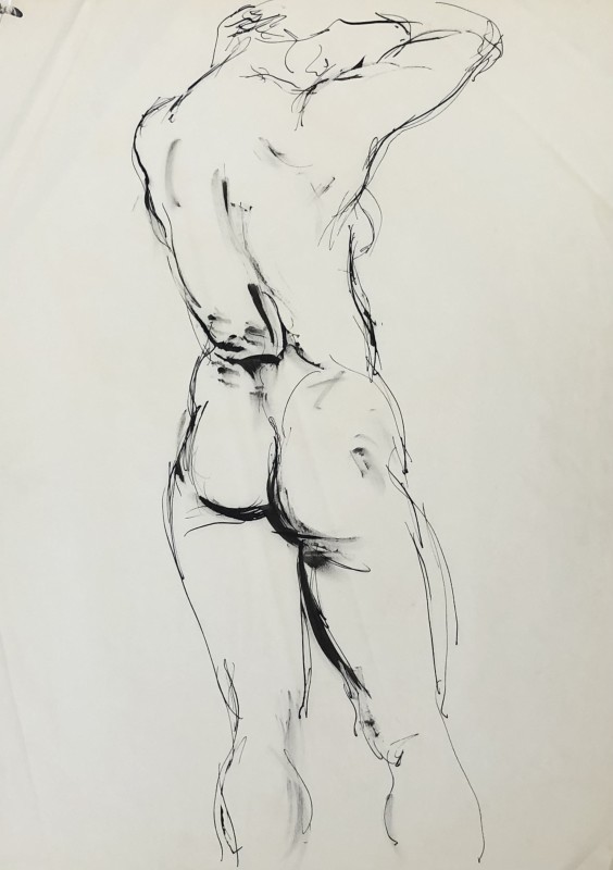 Glyn Morgan, Female Nude Study, c. 1940s