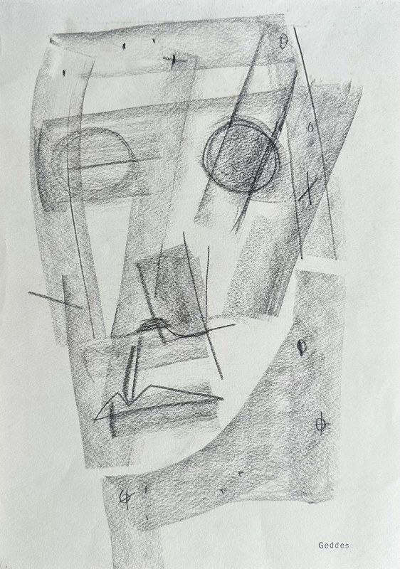 Margaret Geddes, Abstract Head, c. 1958