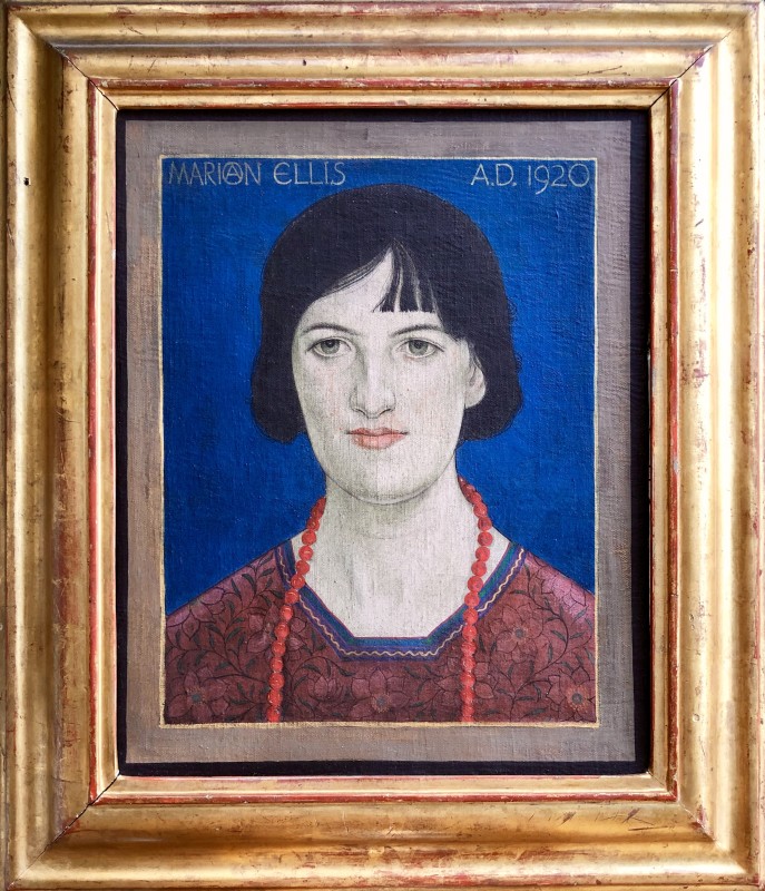 Francis Ernest Jackson, Portrait of Marian Ellis, 1920