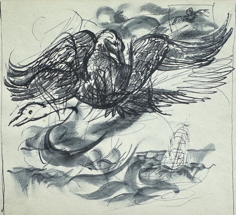 William Crosbie, Study for Coleridge's 'The Rime of the Ancient Mariner', c. 1940s