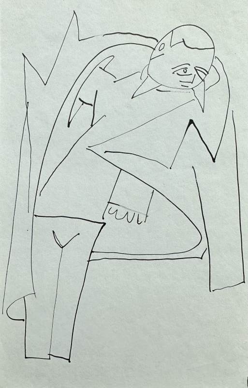 René Audebès, Figure Study, c. 1950