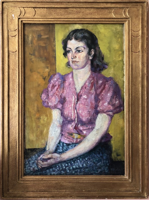 Alfred Wolmark, Portrait of a Woman, 1938