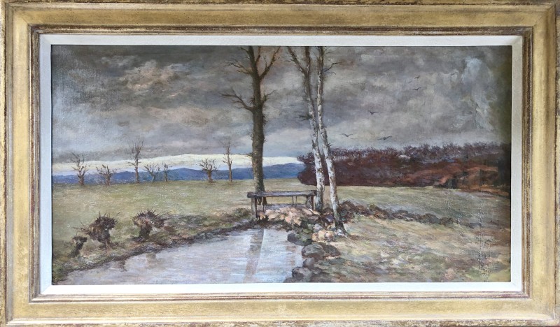 Pierre Puvis De Chavannes, Paysage, c. 1890's