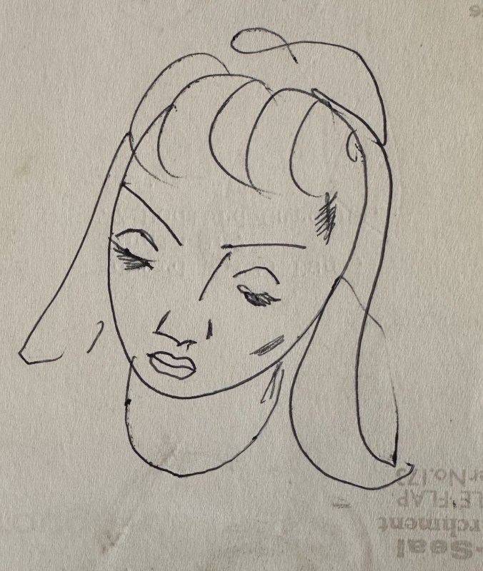 Edward Wolfe, Girl's Head, c. 1950s