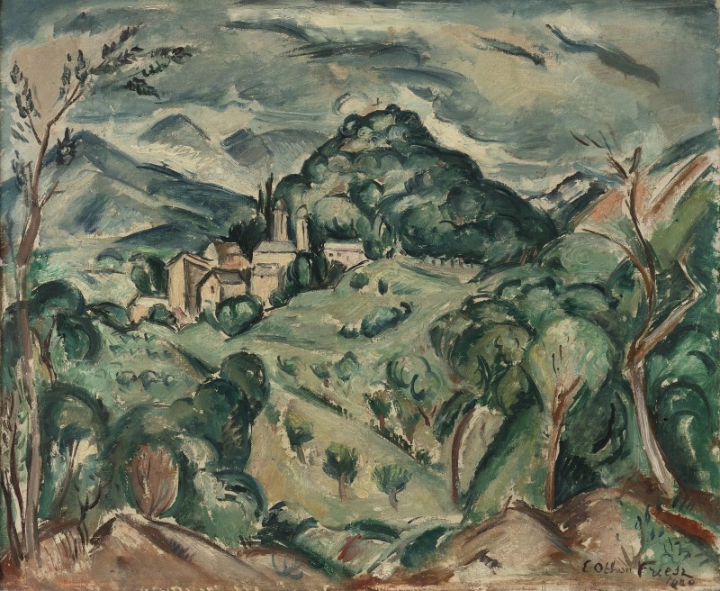 Othon Friesz, Paysage Méounès, 1920