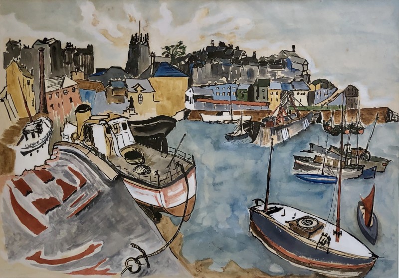 Tom Early, Brixham Harbour, 1948