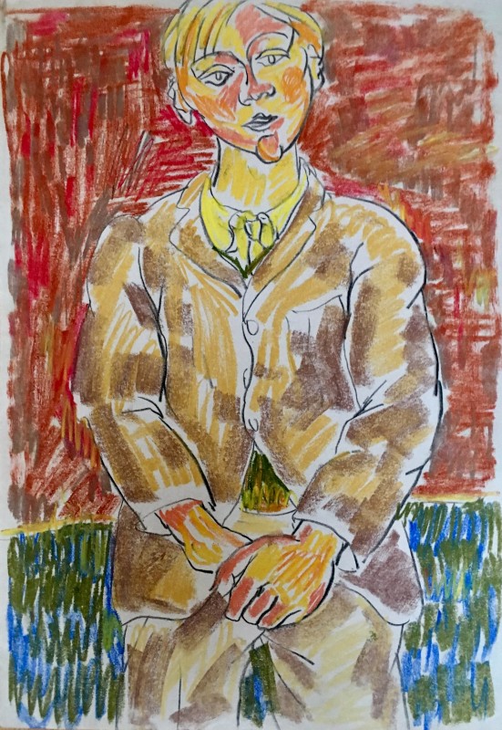 Glyn Morgan (1926-2015)Art Student, Benton End, c. 1950's