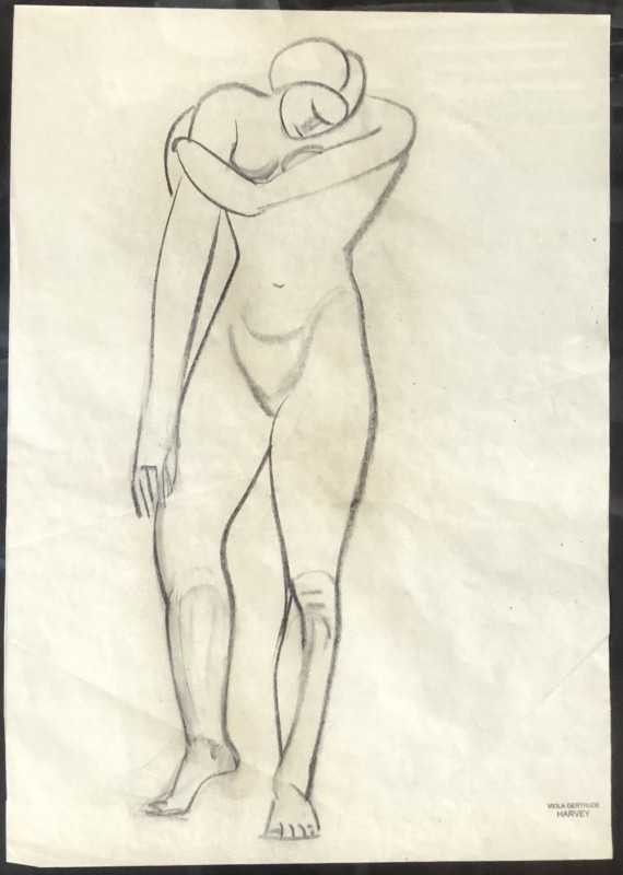 Viola Gertrude Harvey, Cubist Nude Study, c. 1928