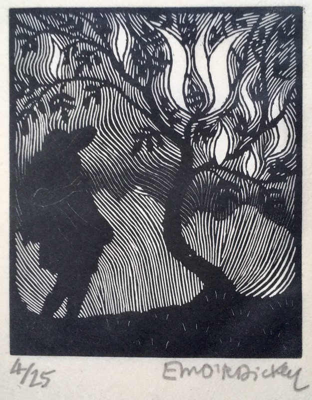 Edward Montgomery O'Rorke Dickey Figure and Tree, c. 1925
