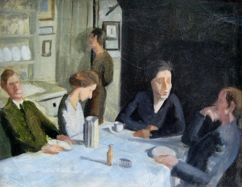 Richard Carline (1896-1980) The Carline Family, 47 Downshire Hill, Hampstead, 1923