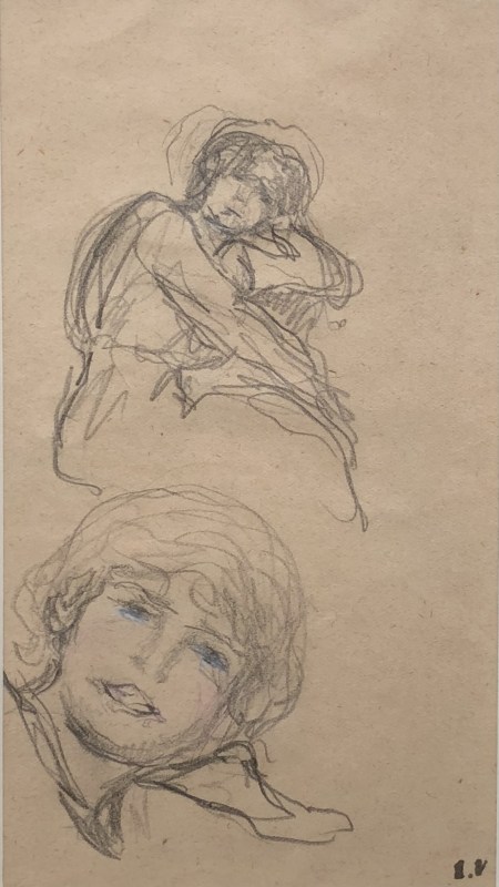Edouard Vuillard (1868-1940)Lucie Hessel: Study for 'Le Repos', 1911-12
