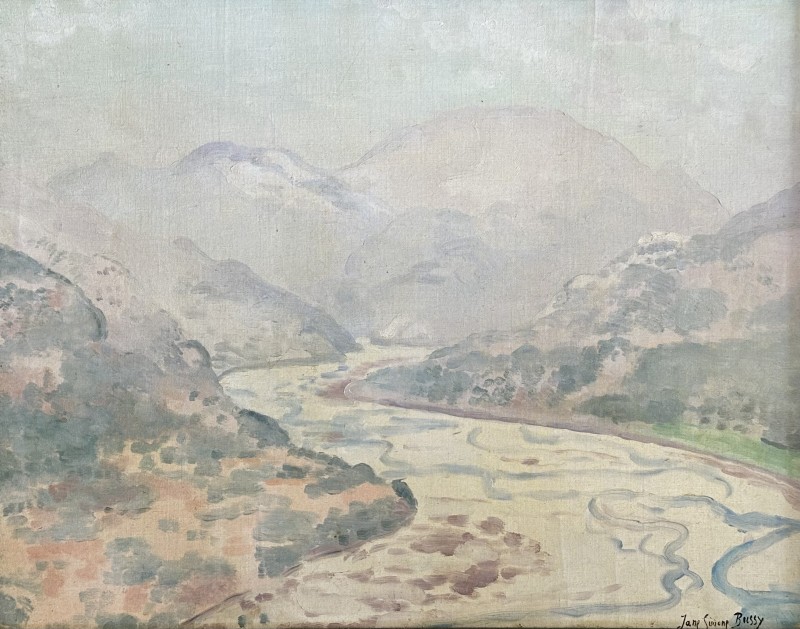 Jane-Simone Bussy (1906-1960)French Valley Landscape, c. 1930s