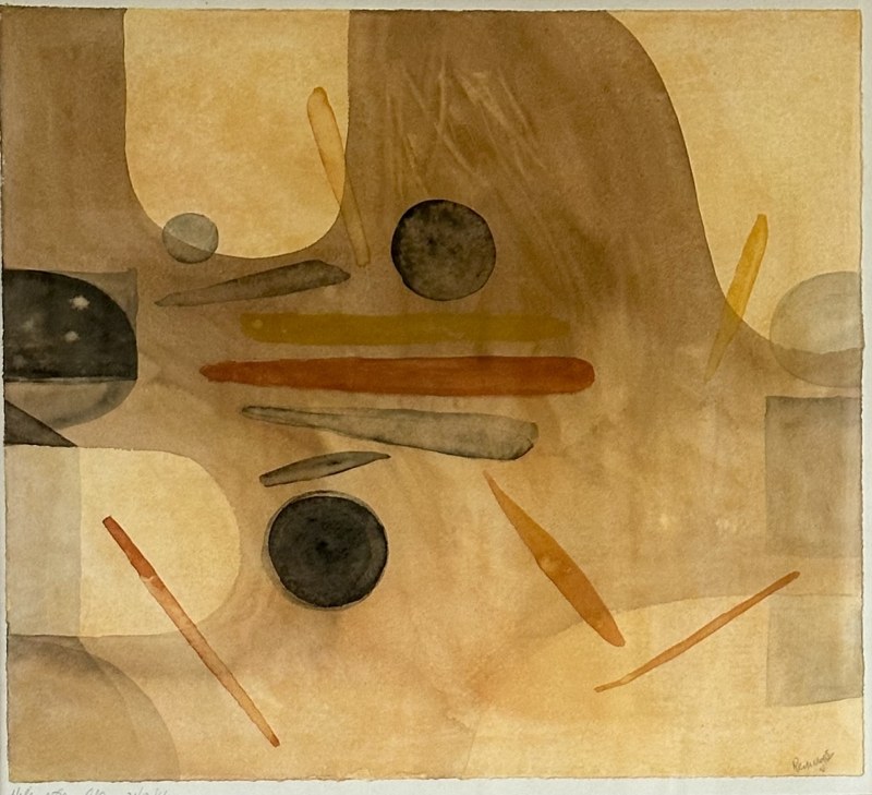 Alan Reynolds (1926-2014)Yellow and Ochre Composition, 1964