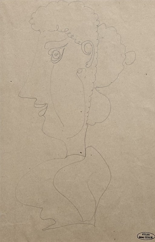 André Derain (1880-1954) Buste de femme, c. 1912-14