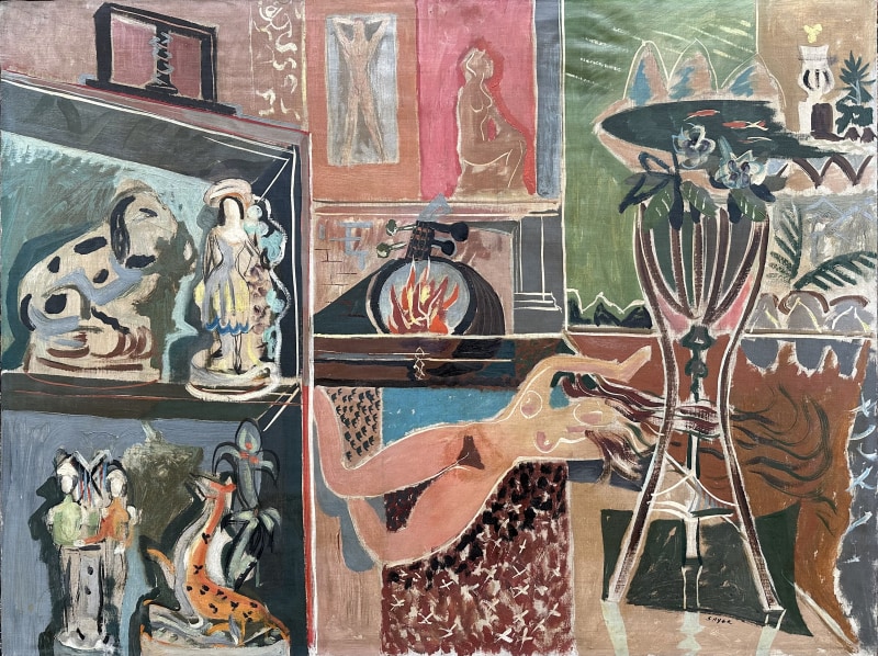 Derrick Sayer (1917-1992)Interior, c. 1948