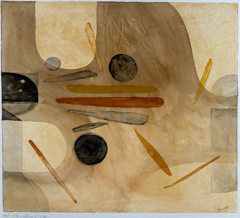 Alan Reynolds (1926-2014)Yellow and Ochre Composition, 1964