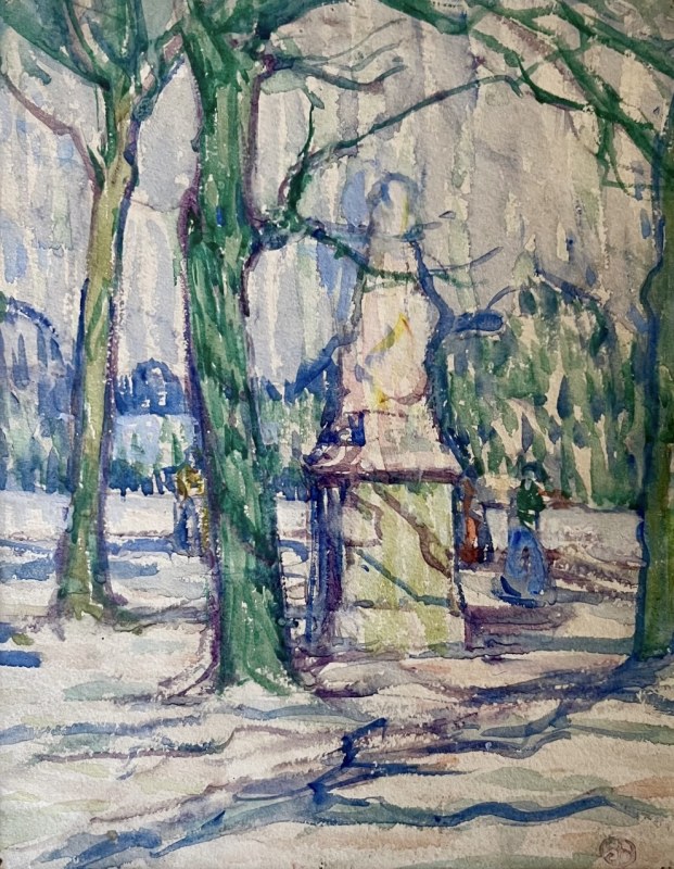 Jessica Dismorr (1885-1939)Luxembourg Gardens, Paris, 1911