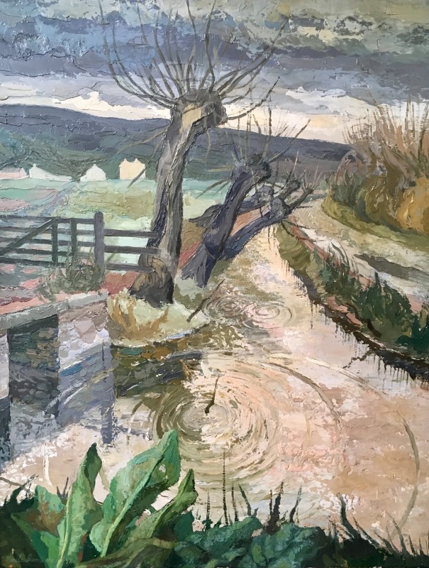 CÉCILE CROMBEKE (1921-2002)  MARCH IN SOMERSET