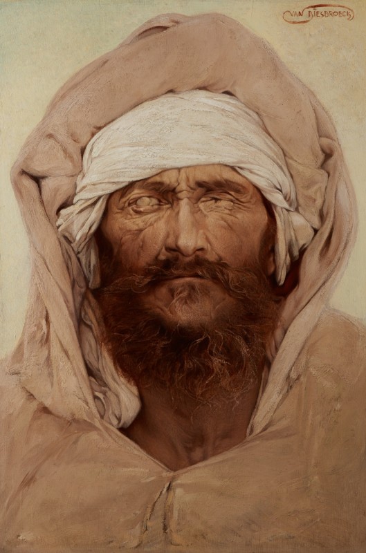 Jules Pierre van Biesbroeck, Portrait of a Blind Arab
