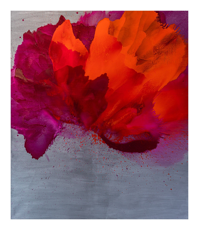 Untitled Oil and street paint on canvas 170 x 200 cm 2021