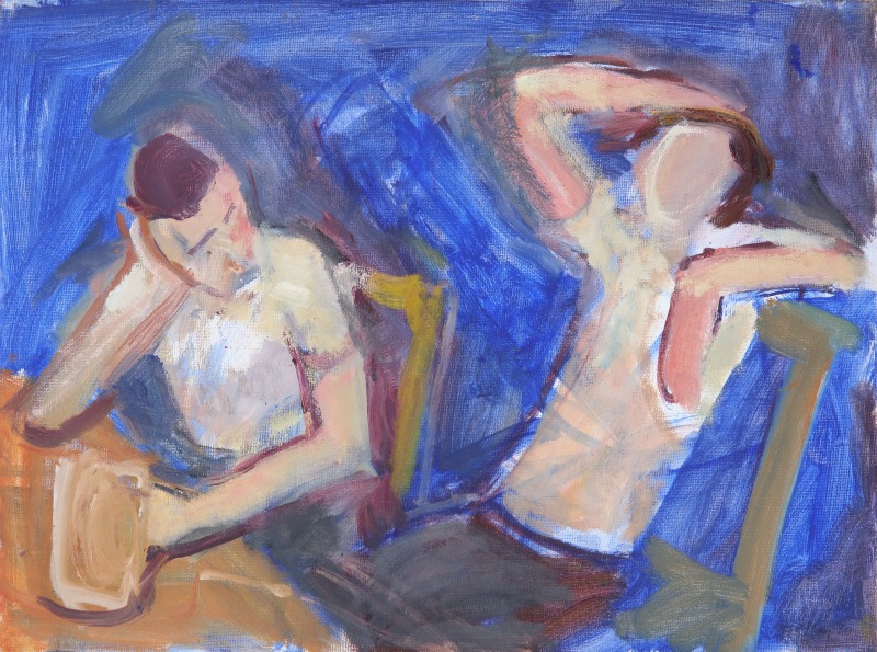 <span class=%22title%22>Boys Having Tea (Blue Background)<span class=%22title_comma%22>, </span></span><span class=%22year%22>2020</span>