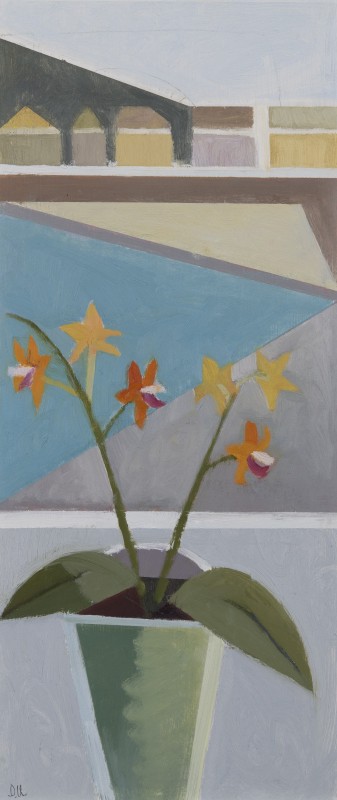 <span class=%22title%22>Orchid and View of Mousehole Harbour <span class=%22title_comma%22>, </span></span><span class=%22year%22>2024</span>